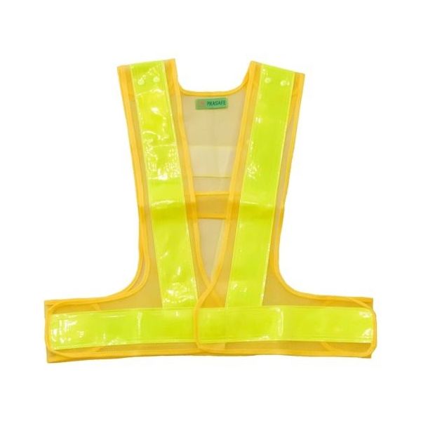 富士手袋工業 2WAYサイズピカセーフ安全ベスト 黄×黄 3160 1枚 65-3354-74（直送品）
