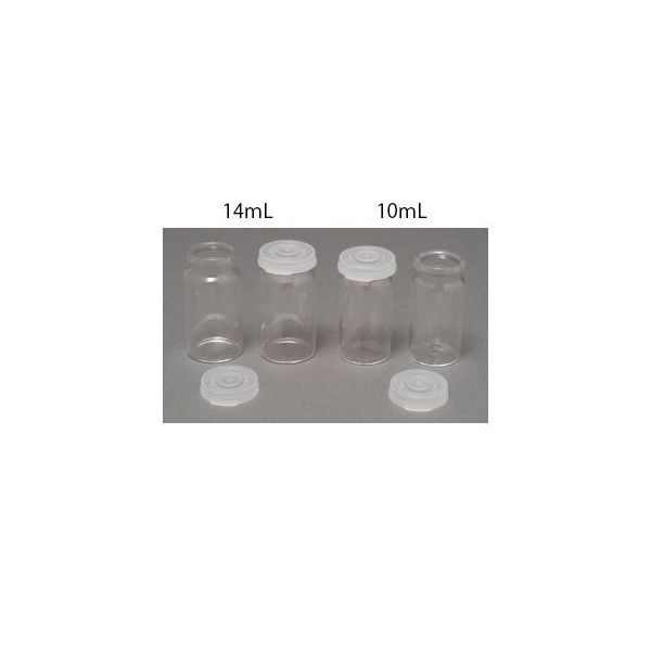 日新EM 固定用ガラスビン(蓋付) 10mL 190本入 T103/V2 1箱(190本) 67-9252-71（直送品）