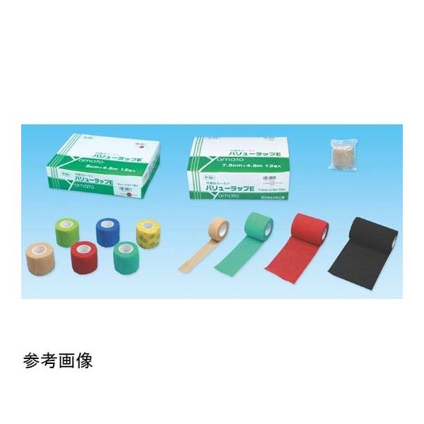 大和工場 バリューラップE 10cm×4.5m 赤 6巻入 511911 1箱(6巻) 67-3053-66（直送品）