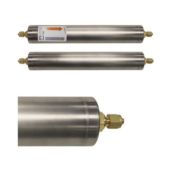 CRS ガス精製フィルター ZPure(TM) H?O 500cc 真鍮1/4" 202231D-B 1本（直送品）