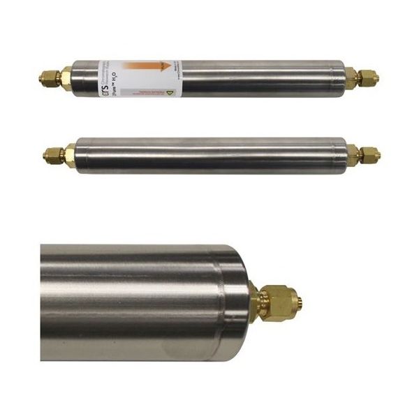 CRS ガス精製フィルター ZPure(TM) H?O 130cc 真鍮1/4" 202231-B 1本（直送品）