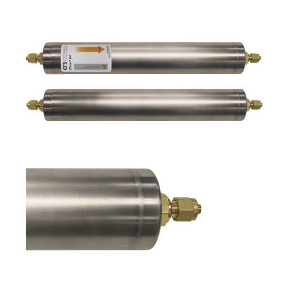 CRS ガス精製フィルター ZPure(TM) HC 500cc 真鍮1/4” 202233D-B 1本（直送品）