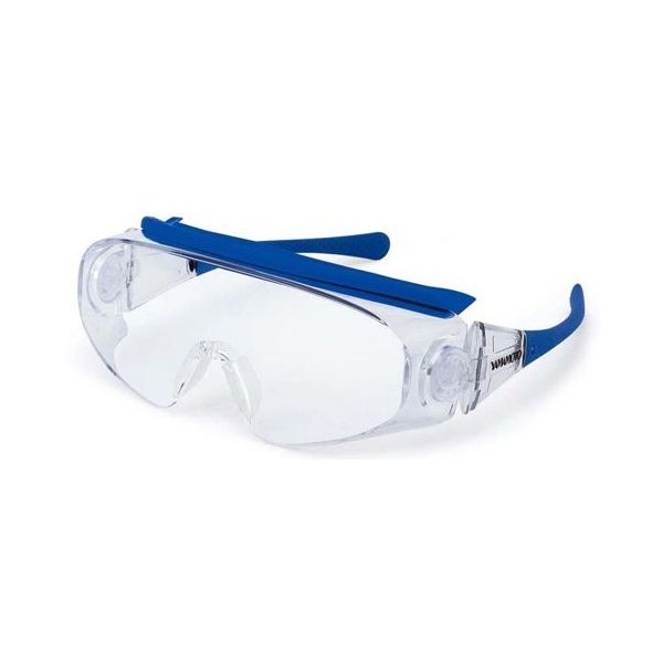 アズワン 保護めがね PETーAF フレームカラー ブルー 67-4816-19 1個（直送品）
