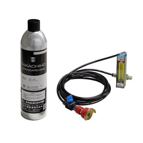 チノー 標準ガスボンベ(1.0L缶)70000ppm 3缶/箱 MA9724 1箱(3缶) 67-4913-89（直送品）