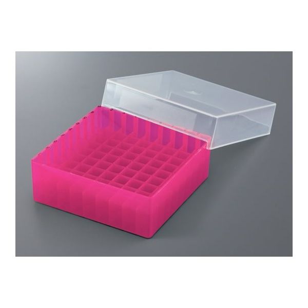 イナ・オプティカ 81ーWELL ストレージラック 96本立て ピンク 5500-00P 1個 67-5191-59（直送品）
