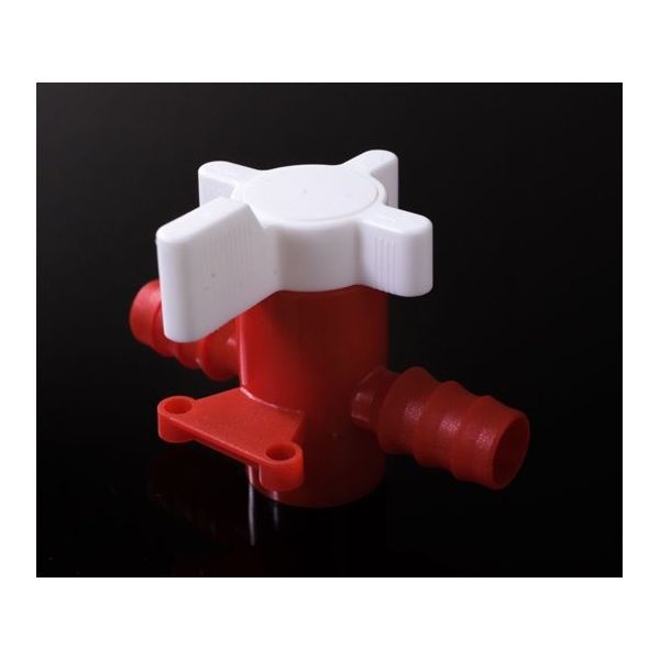 アイシス PP 2方ストップコック 軟質チューブ内径12mm 67-5201-95 1個（直送品）