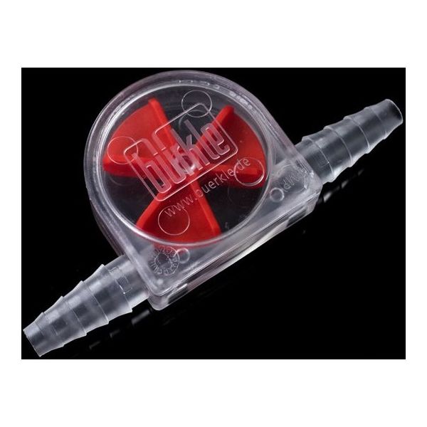 アイシス PMPフローモニター羽根付き 軟質チューブ内径 5~10mm 赤 67-5202-88 1個（直送品）