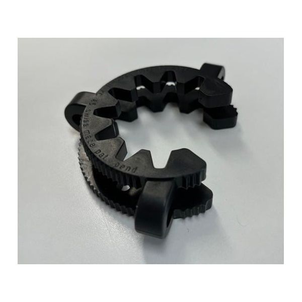 アズワン ケッククリップ・テーパージョイント用 ブラック 適合スリ部上径45mm 10個入 68-2015-21 1セット(10個)（直送品）