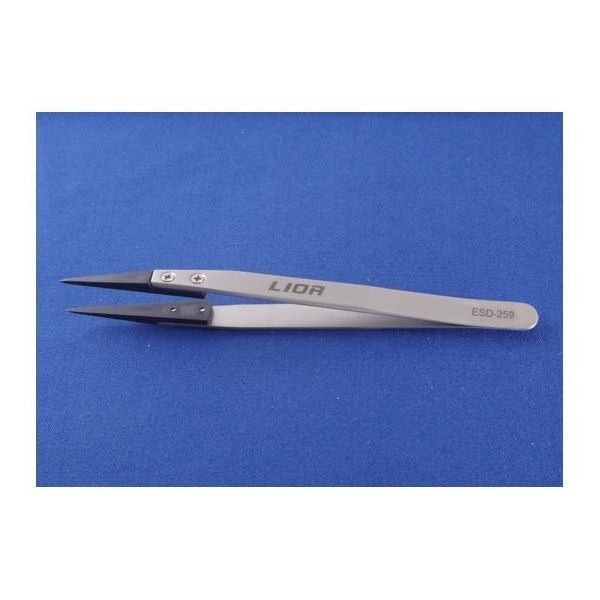 アズワン ファイバーチップピンセット 130mm 67-5232-51 1本（直送品）