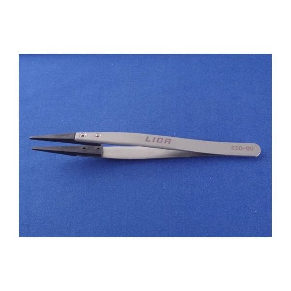 アズワン ファイバーチップピンセット 130mm 67-5232-53 1本（直送品）