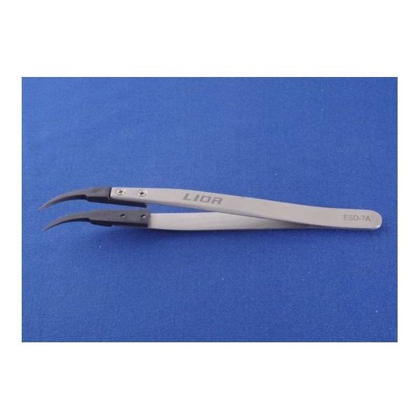 アズワン ファイバーチップピンセット 130mm 67-5232-57 1本（直送品）