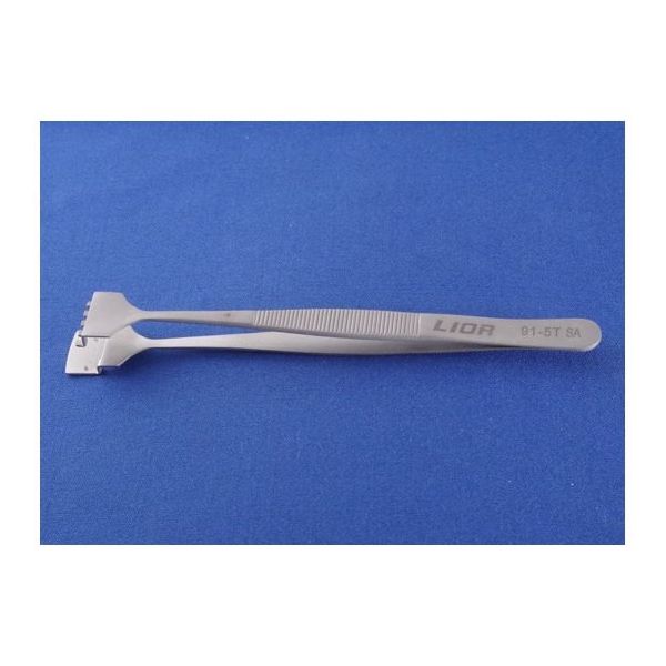 アズワン フラットピンセット 130mm 67-5232-64 1本（直送品）