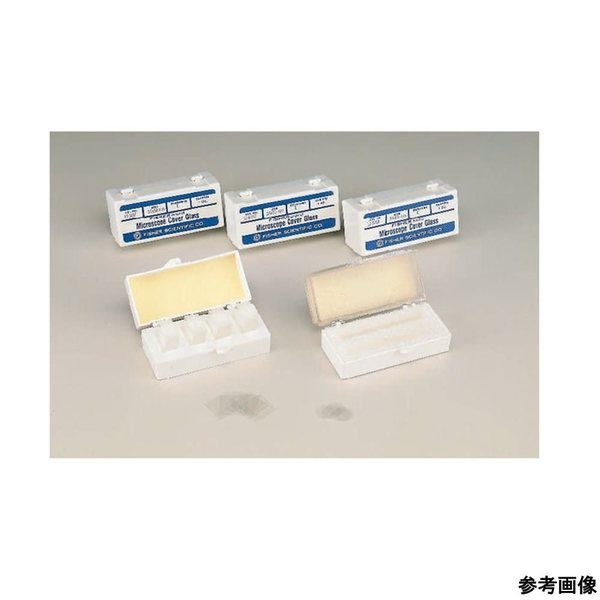 Fisherbrand 丸形カバーグラス No.2 φ22 1oz/PK 1箱(140枚入) 12-541-008 1箱(140枚)（直送品）