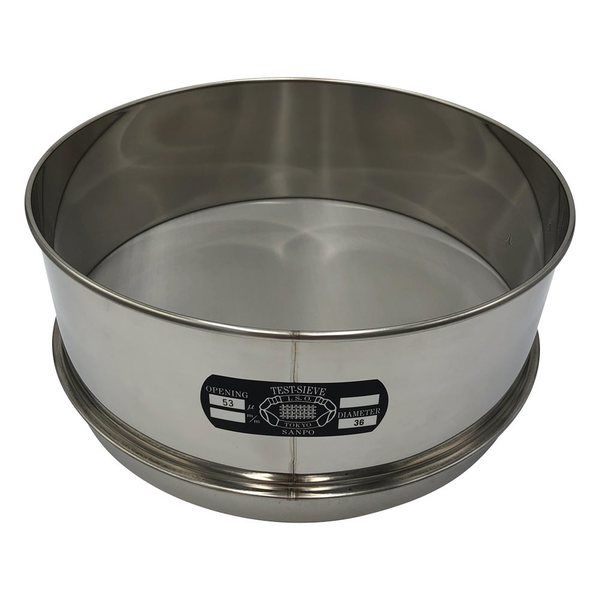 アズワン ステンレスふるい φ300×100mm 53μm 校正証明書(ISO9001)付 65-9393-66 1個（直送品）