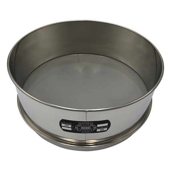 アズワン ステンレスふるい φ300×100mm 250μm 校正証明書(ISO9001)付 65-9393-57 1個（直送品）