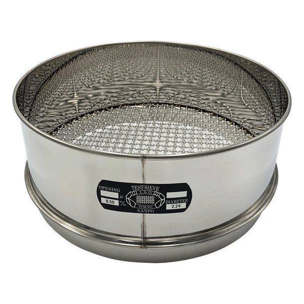 アズワン ステンレスふるい φ300×100mm 9.5mm 校正証明書(ISO9001)付 65-9393-36 1個（直送品）