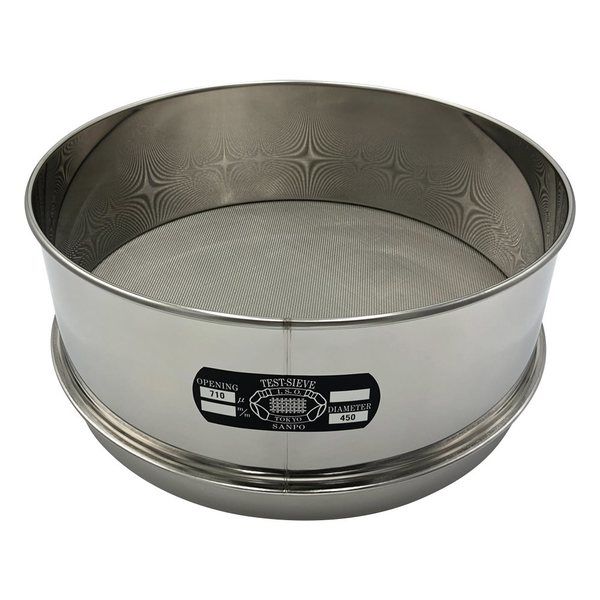 アズワン ステンレスふるい φ300×100mm 710μm 校正証明書(ISO9001)付 65-9393-51 1個（直送品）