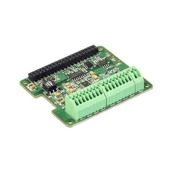 ラトックシステム Raspberry Pi SPI 絶縁型アナログ入力ボード(端子台モデル) RPi-GP40T 1個 62-9883-82（直送品）