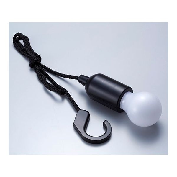 旭電機化成 ひっぱり点灯ライト(白色LED) ALA-4308BK-W 1個 63-4063-73（直送品）