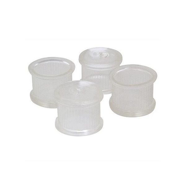 ツチノ クリアー 脚キャップ 丸型 31mm 51-144 1パック 64-6524-87（直送品）