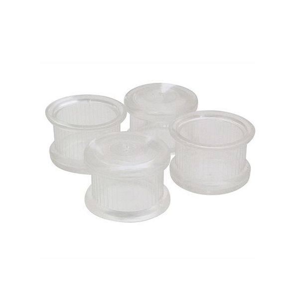 ツチノ クリアー 脚キャップ 丸型 36mm 51-145 1パック 64-6524-88（直送品）