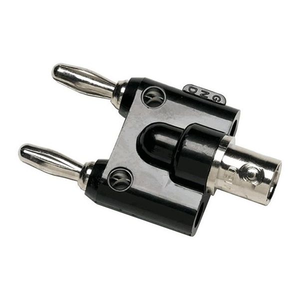 テクトロニクス&フルーク BNC(メス)ーダブル・バナナ・プラグ BP880 1個 64-7719-41（直送品）