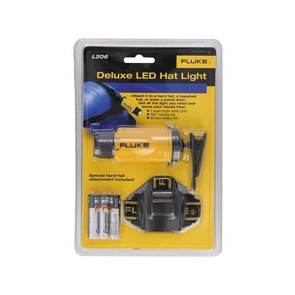 テクトロニクス&フルーク デラックスLEDハット・ライト L206 1セット 64-7720-36（直送品）