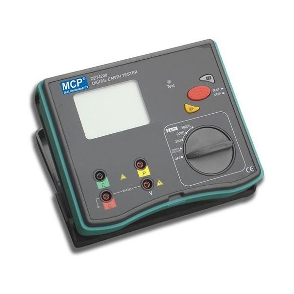 Shanghai MCP デジタル接地抵抗計 DET4200 1台 64-8274-43（直送品）