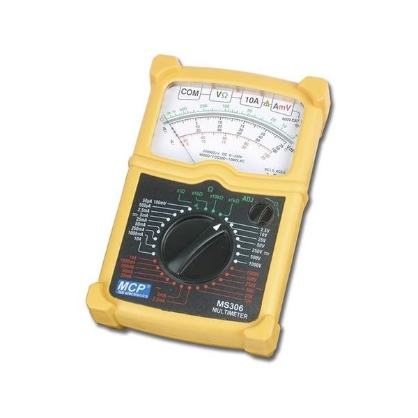 Shanghai MCP アナログマルチメータ MS306 1台 64-8274-50（直送品）