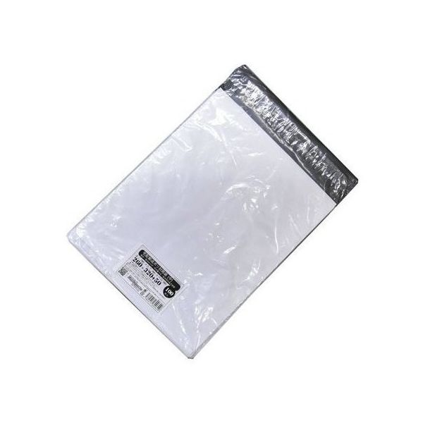 紺屋商事 宅配袋(LDPE) 中100枚 #60×260×320+50 1040003 1パック(100枚) 64-9607-48（直送品）