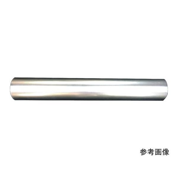 山脇産業 ストレートパイプ (スチール製)ユニクロメッキ(白)仕上げ 1メートル 111.1mm 03-114 1本 64-9728-97（直送品）