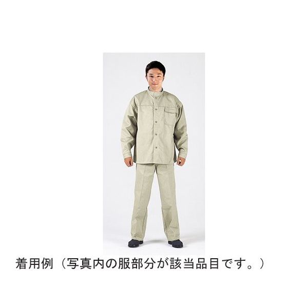 帝健 アラミド綿混耐熱服 上着 4Lサイズ CWW1(4L) 1枚 65-0296-77（直送品）