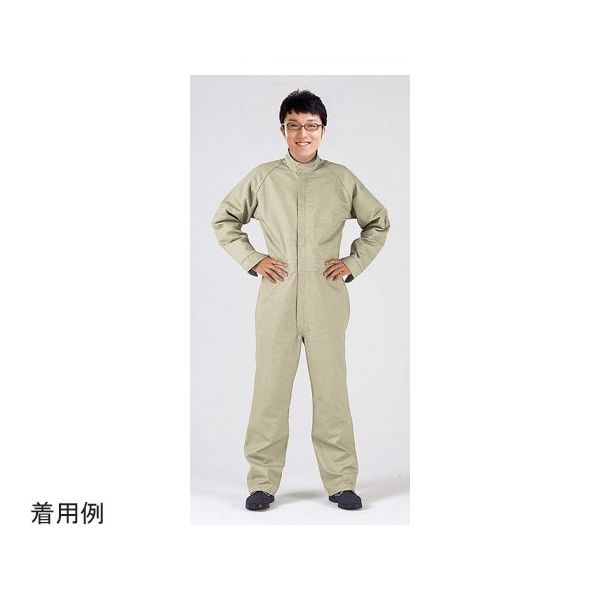 帝健 アラミド綿混耐熱つなぎ服 2Lサイズ CWW51(2L) 1枚 65-0296-86（直送品）