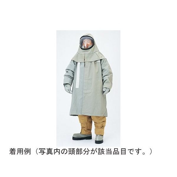 帝健 エクスファイア(R)耐冷服プロテクター フード フリーサイズ CHCTR11 1枚 65-0297-20（直送品）