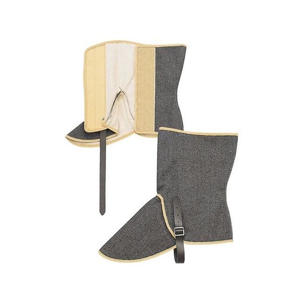 帝健 グーデン(R)難燃足カバー 丈23cm EFC18 1双 65-1692-55（直送品）