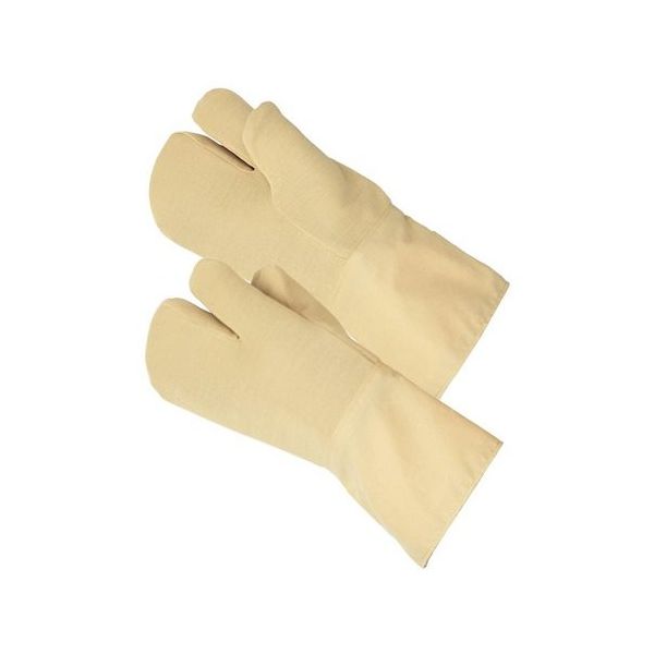 帝健 テクノーラ(R)耐熱耐切創手袋(3本指ミトン) 35cm EGT2 1双 65-1693-07（直送品）