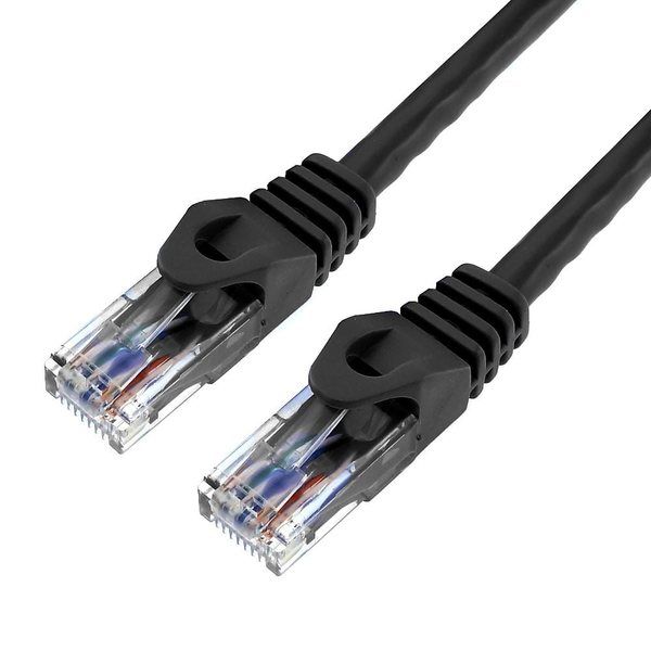 ホーリック LANケーブル UTP カテゴリー6A 10m ブラック LC100-582RB 1本 65-1793-79（直送品）