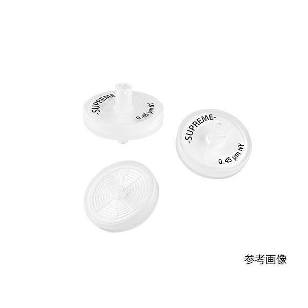 マルチレイヤーシリンジフィルターABLUO SUPREME PTFE(親水性)0.45μm (500個入) GF25BNPGH004AD01（直送品）
