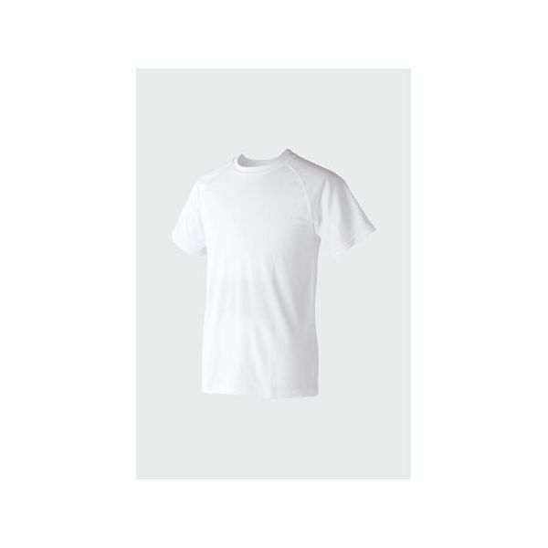 帝健 COOLSYSTEM(R)冷感インナー半袖シャツ Mサイズ CTST61W(M) 1枚 65-3366-01（直送品）