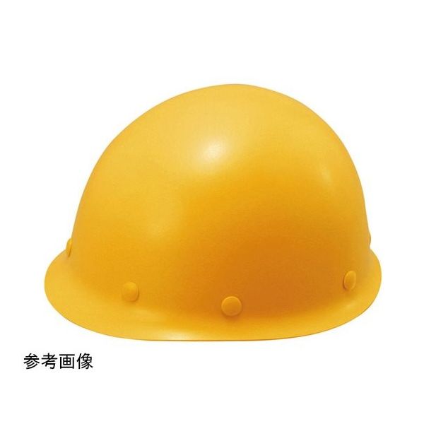 アズワン ヘルメット MP型(飛・墜) 黄 67-7415-43 1個（直送品）