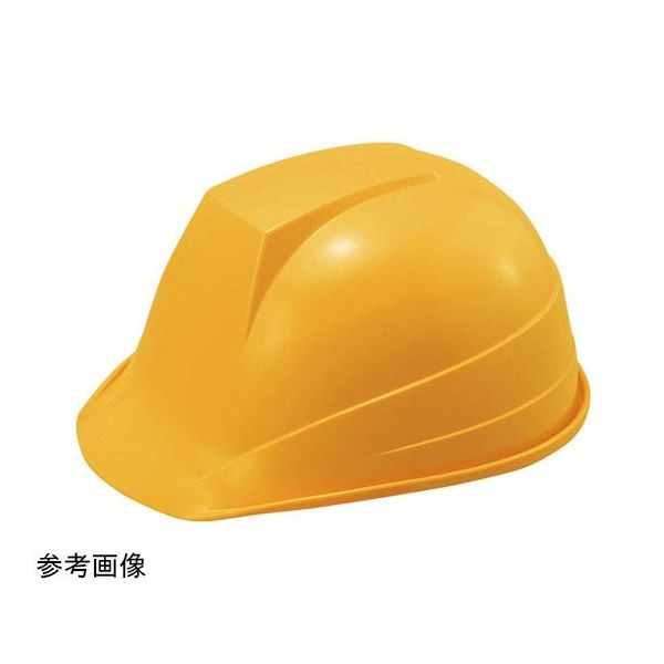 アズワン ヘルメット 前ひさし型(飛・墜・電) 黄 67-7415-47 1個（直送品）