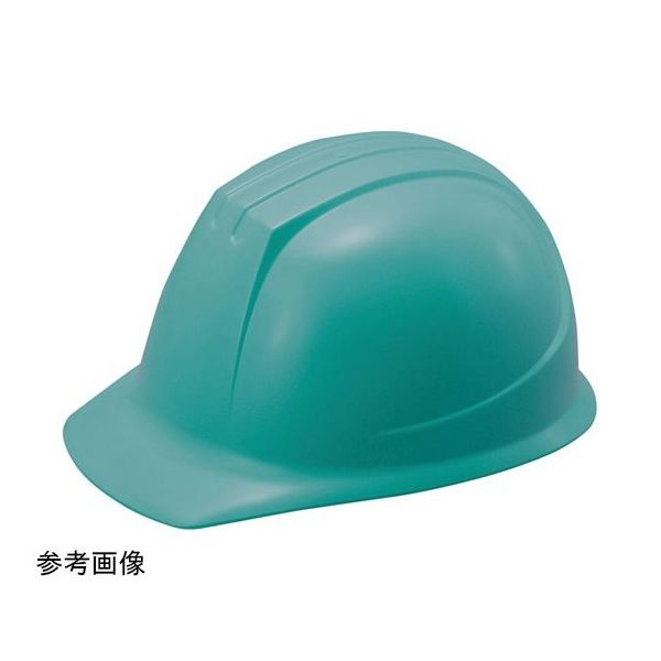 アズワン ヘルメット 前ひさし型(飛・墜・電) グリーン 67-7415-49 1個（直送品）