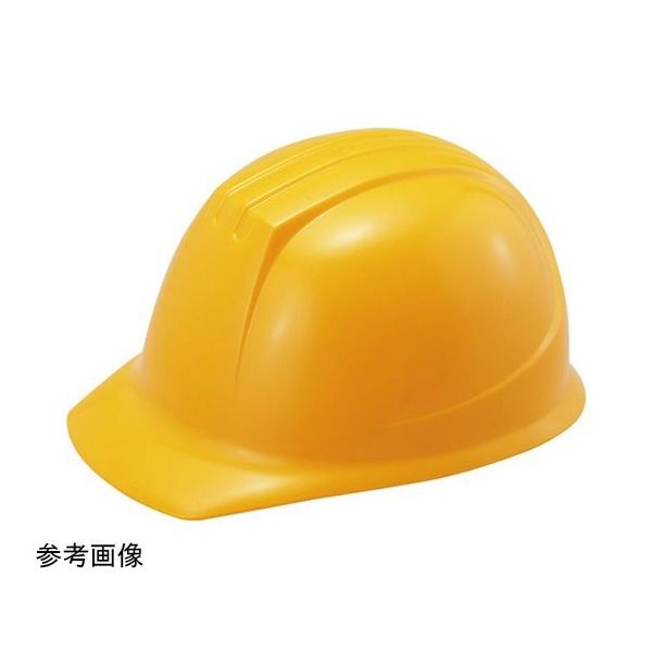 アズワン ヘルメット 前ひさし型(飛・墜・電) 黄 67-7415-50 1個（直送品）