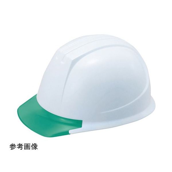 アズワン ヘルメット 前ひさし型(飛・墜・電) グリーン 67-7415-56 1個（直送品）
