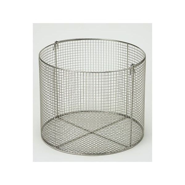 アズワン ステンレス金網カゴ φ21×20cm 67-8061-02 1個（直送品）