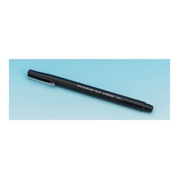 松浪硝子工業 フロスト用ニューマーカー 黒 GM10000 1本 67-8064-60（直送品）