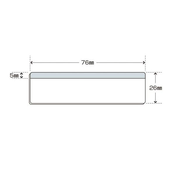 松浪硝子工業 ベーシックフロストホワイト 水縁磨 76×5F 100枚入 S2541-5F 1箱(100枚) 67-8065-57（直送品）