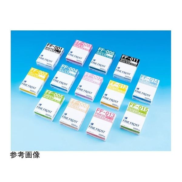 松浪硝子工業 ファインフロスト アクア20 フロスト巾20mm 100枚入 FF-016 1箱(100枚) 67-8066-41（直送品）