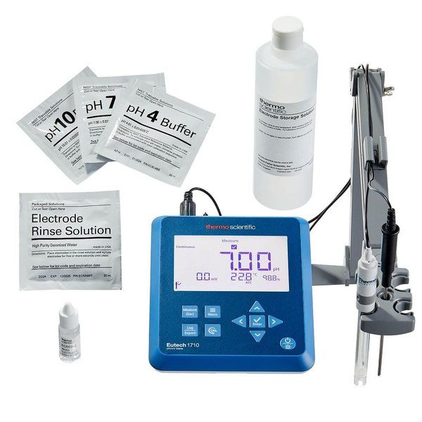 サーモフィッシャーサイエンティフィック Eutech PH 1710 pH/mV イージークリーンキット EBPH171002 1セット（直送品）