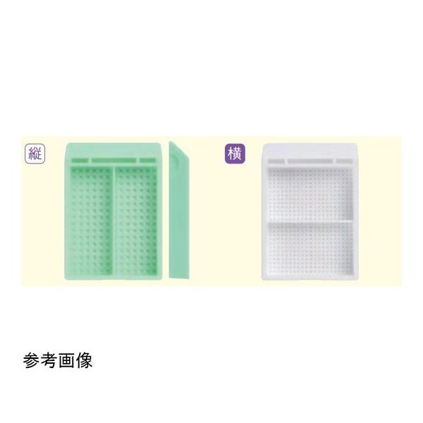 マツナミ パスカセット Mタイプ 2分画 縦 ホワイト 白蓋付 1000個入 YM20601 1箱(1000個) 67-8068-62（直送品）